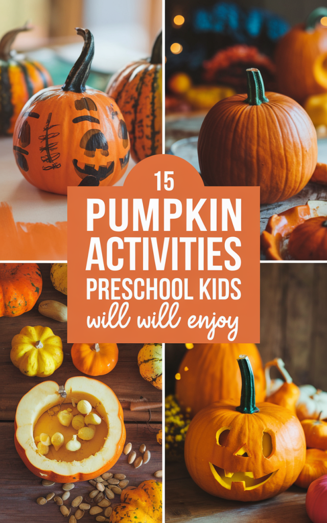 15 Pumpkin Activities Preschool Kids Will Enjoy 4