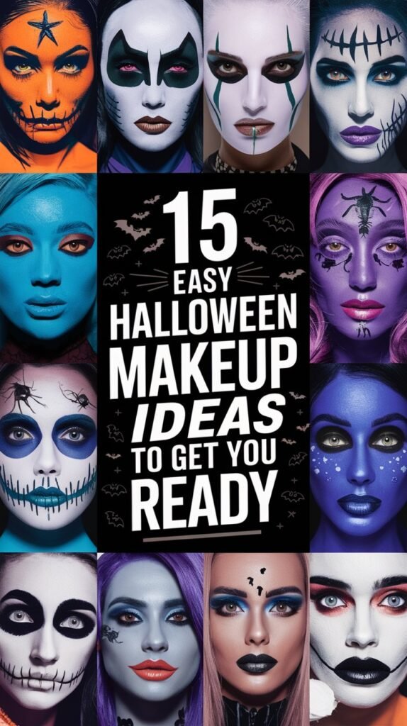 15 Easy Halloween Makeup Ideas to Get You Ready 1