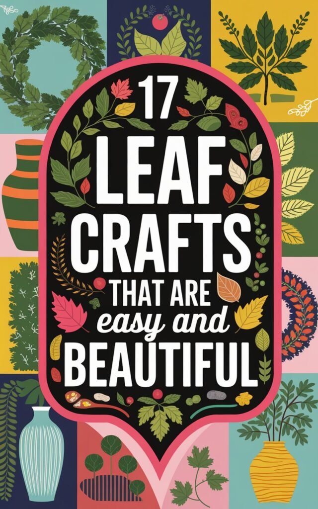 17 Leaf Crafts That Are Easy and Beautiful 2