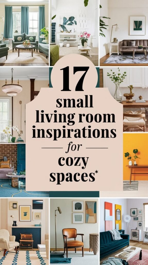 17 Small Living Room Inspirations for Cozy Spaces 1