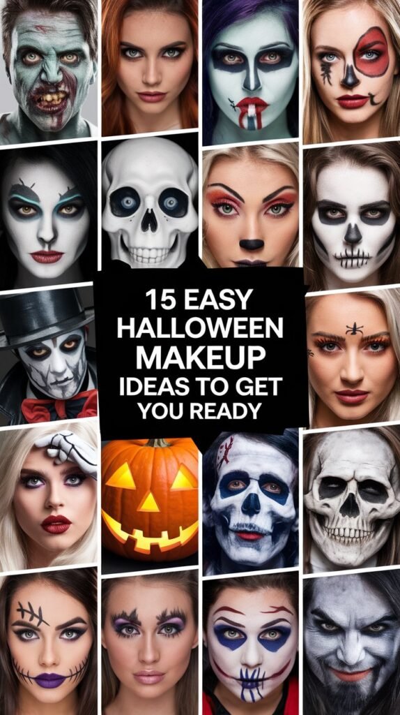 15 Easy Halloween Makeup Ideas to Get You Ready 3