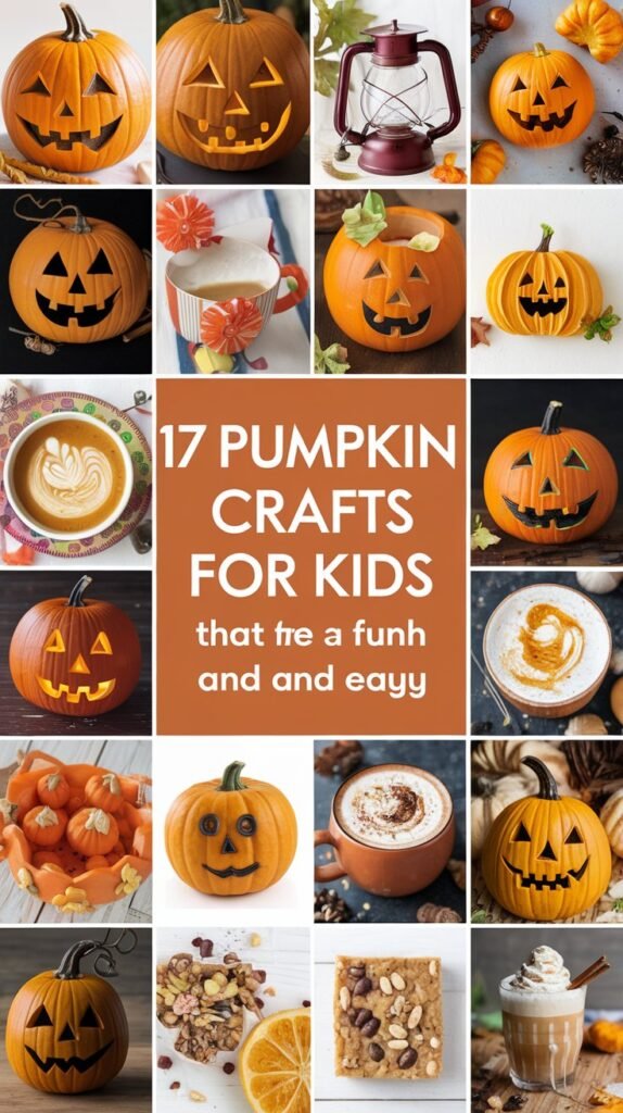 17 Pumpkin Crafts For Kids That Are Fun and Easy 4