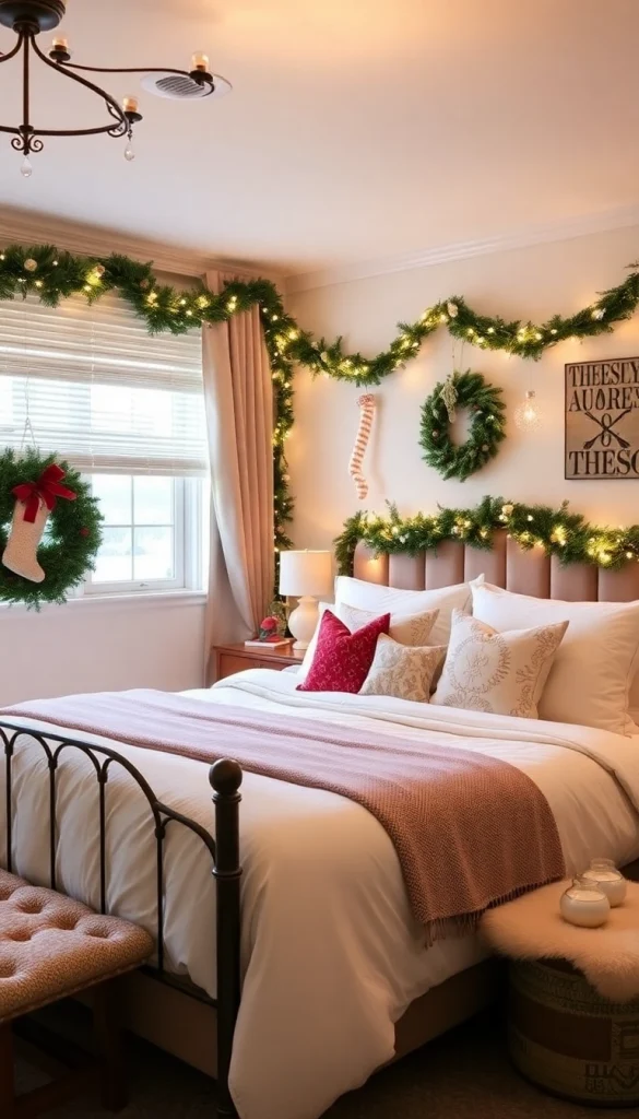 21 Christmas Bedroom Decor Ideas That’ll Transform Your Space into a Winter Wonderland! 27