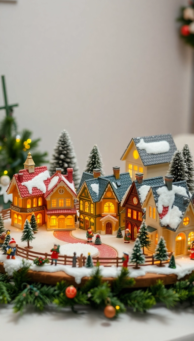 21 Old-Fashioned Christmas Decorating Ideas That'll Bring Back the Holiday Spirit 16 21 Old-Fashioned Christmas Decorating Ideas That'll Bring Back the Holiday Spirit (You Won't Believe #6!) - 13. Christmas Village Displays