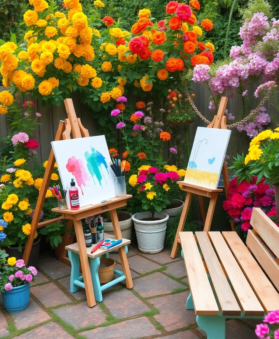 21 Whimsical Garden Whimsy Ideas That Will Spark Joy 18 21 Whimsical Garden Whimsy Ideas That Will Spark Joy (You Won't Believe #7!) - 15. Outdoor Art Studio