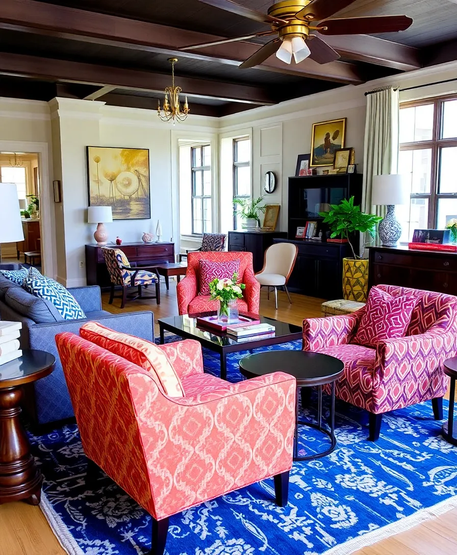 21 Vintage Maximalism Decor Ideas That'll Leave You Breathless 23 21 Vintage Maximalism Decor Ideas That'll Leave You Breathless (You Won't Believe #15!) - 20. Bold Accent Chairs