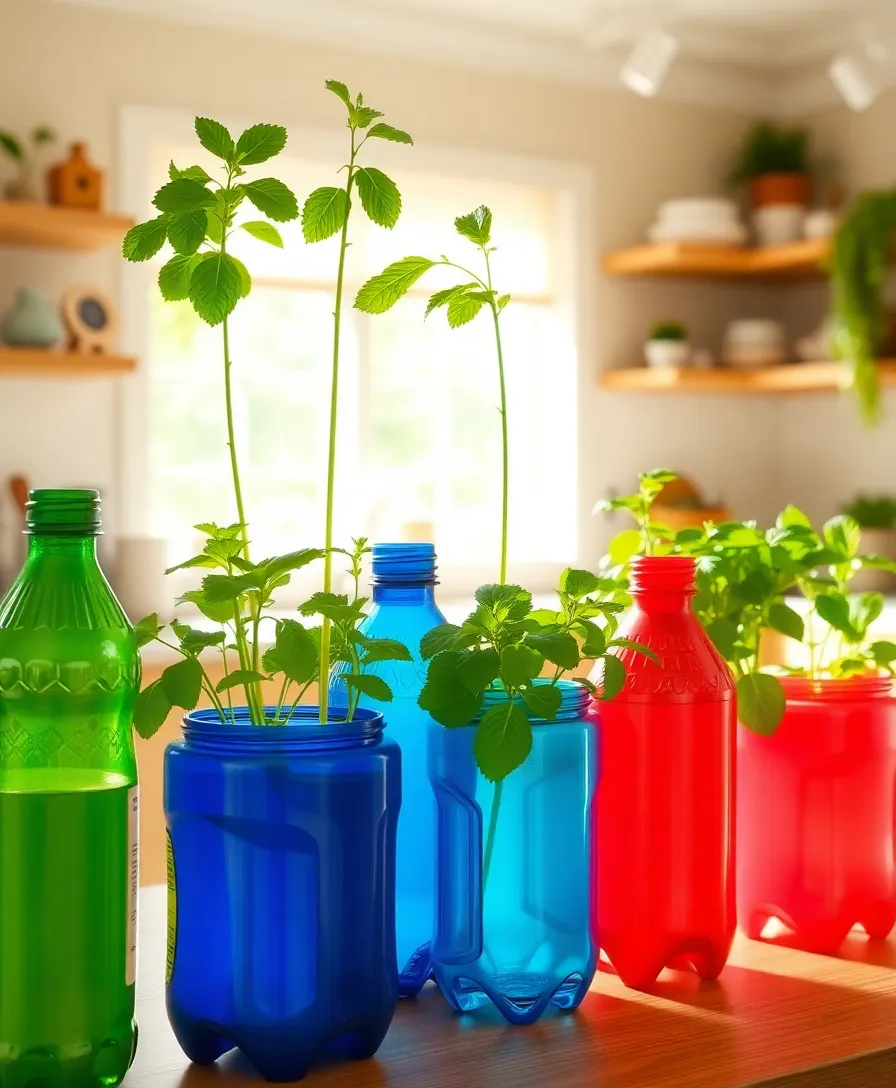 21 DIY Indoor Hydroponics Systems That Will Change Your Home Gardening Game Forever! 19 21 DIY Indoor Hydroponics Systems That Will Change Your Home Gardening Game Forever! - 16. Recycled Bottle Hydroponics