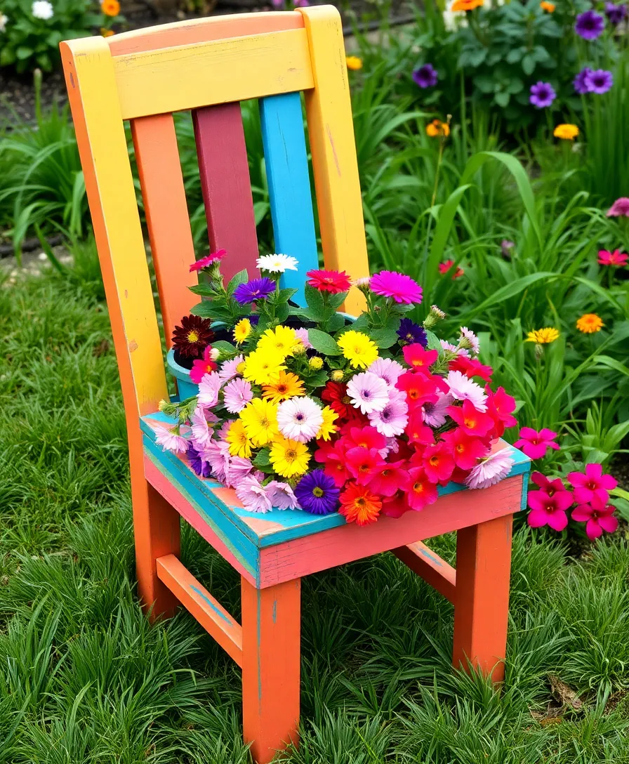 21 Budget-Friendly Small Garden Ideas That Will Transform Your Space! 8 21 Budget-Friendly Small Garden Ideas That Will Transform Your Space! - 5. Upcycled Furniture Planters