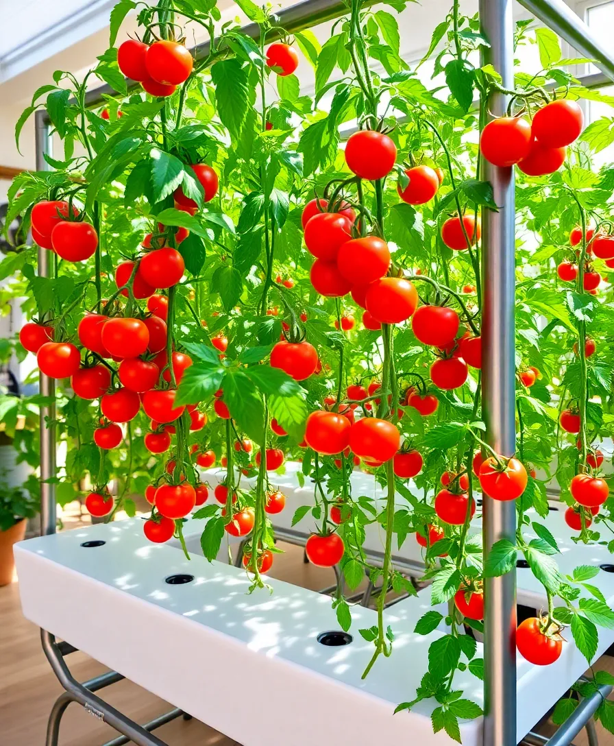 21 DIY Indoor Hydroponics Systems That Will Change Your Home Gardening Game Forever! 17 21 DIY Indoor Hydroponics Systems That Will Change Your Home Gardening Game Forever! - 14. Hydroponic Tomato Garden