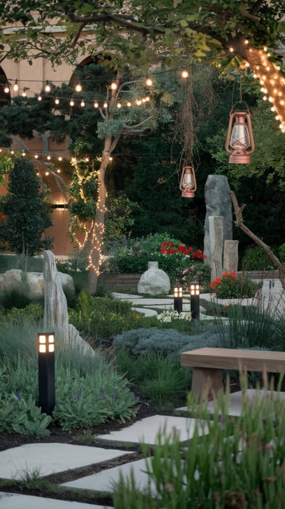 21 Garden Lighting Ideas That'll Create a Magical Evening Oasis! 3