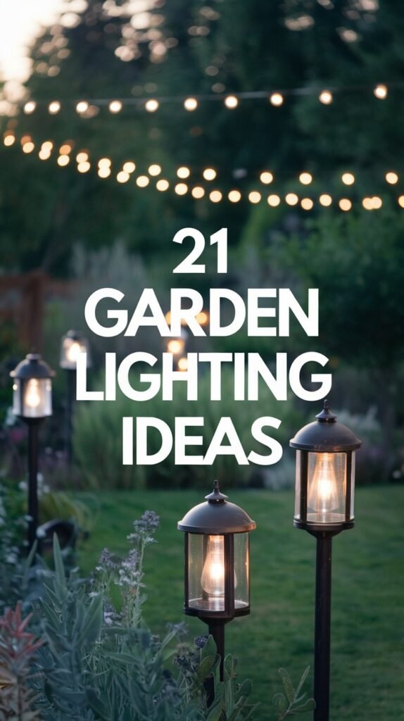 21 Garden Lighting Ideas That'll Create a Magical Evening Oasis! 4