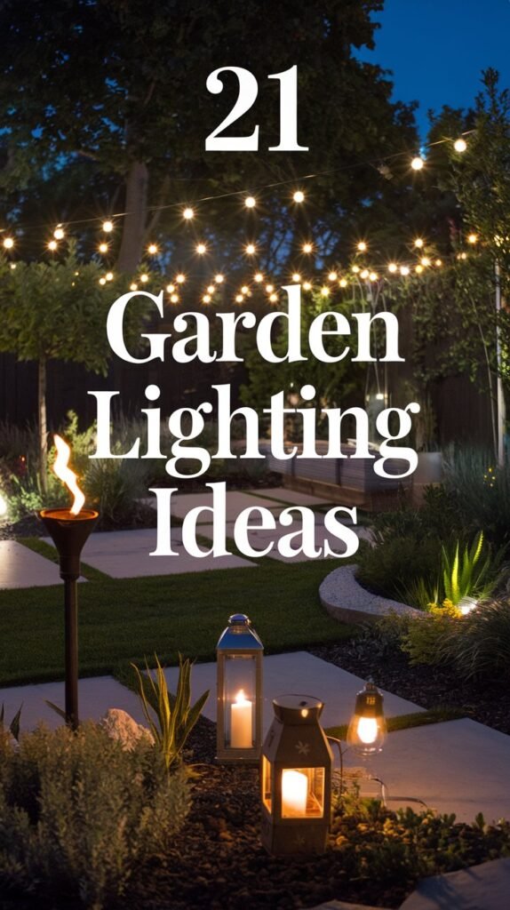 21 Garden Lighting Ideas That'll Create a Magical Evening Oasis! 6