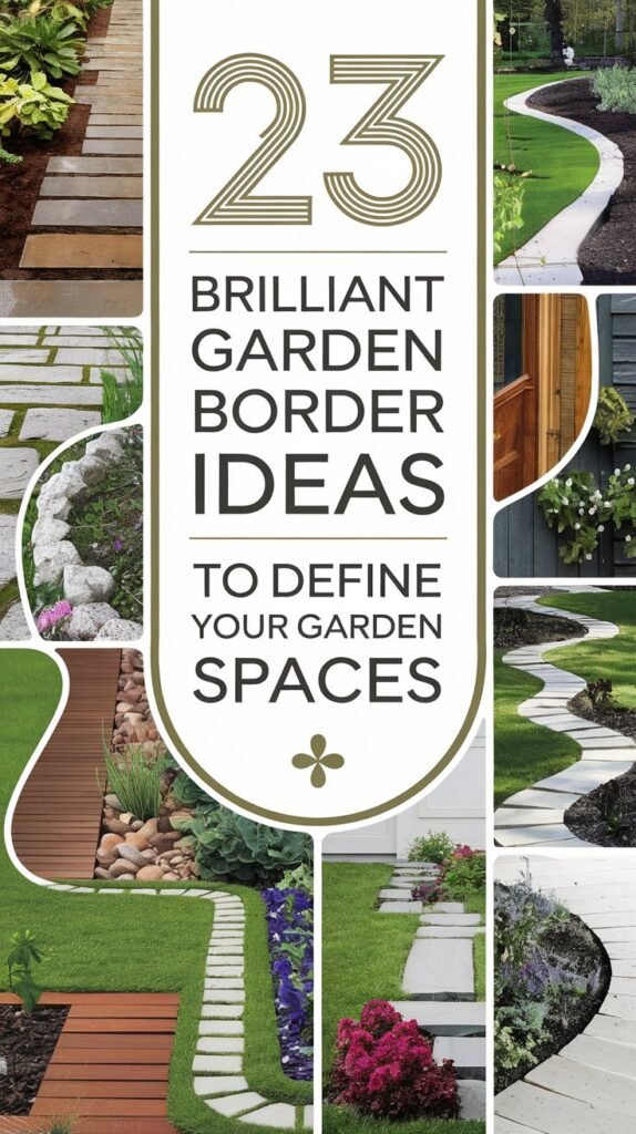 23 Brilliant Garden Border Ideas to Define Your Garden Spaces 5