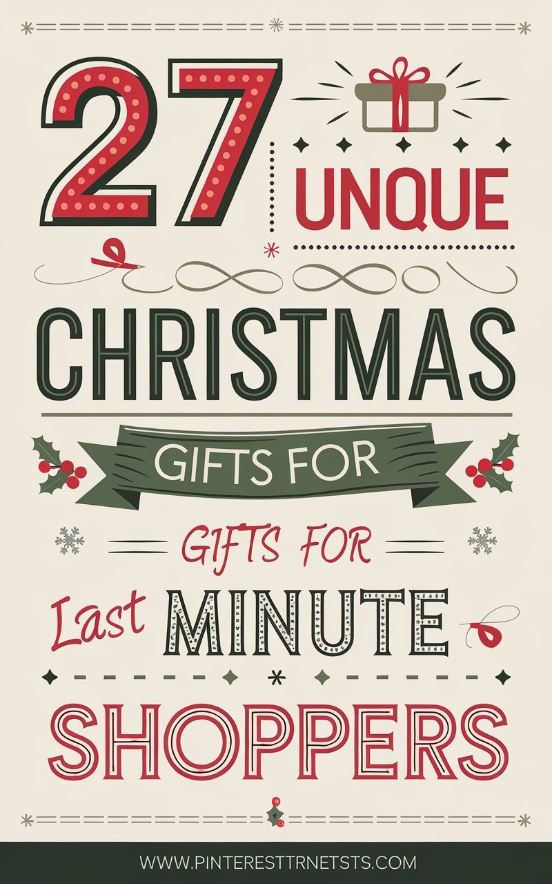 27 Unique Christmas Gifts for Last Minute Shoppers 6
