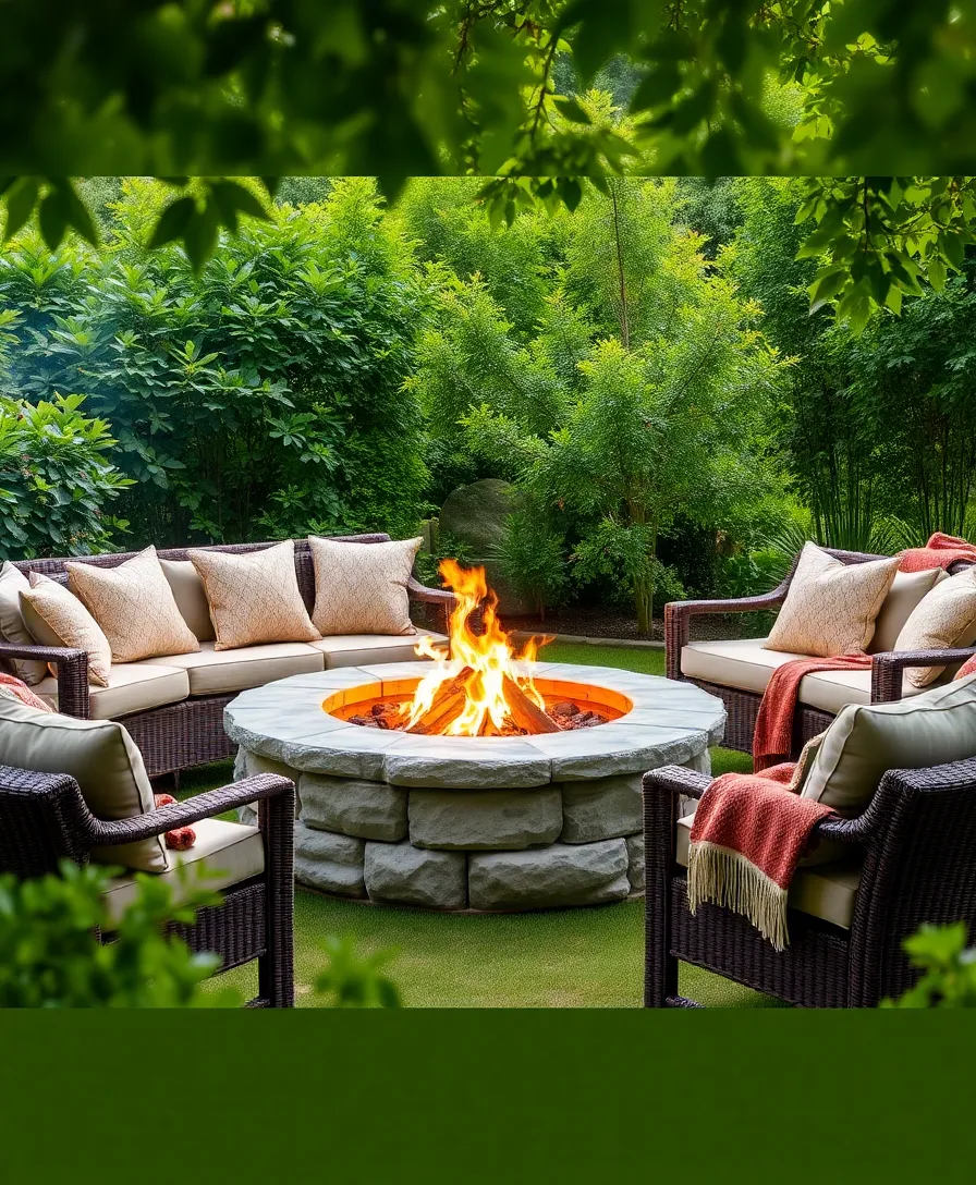 21 Inspiring Garden Zen Ideas for a Peaceful Retreat (Transform Your Backyard into a Sanctuary!) 19 21 Inspiring Garden Zen Ideas for a Peaceful Retreat - 16. Cozy Fire Pits