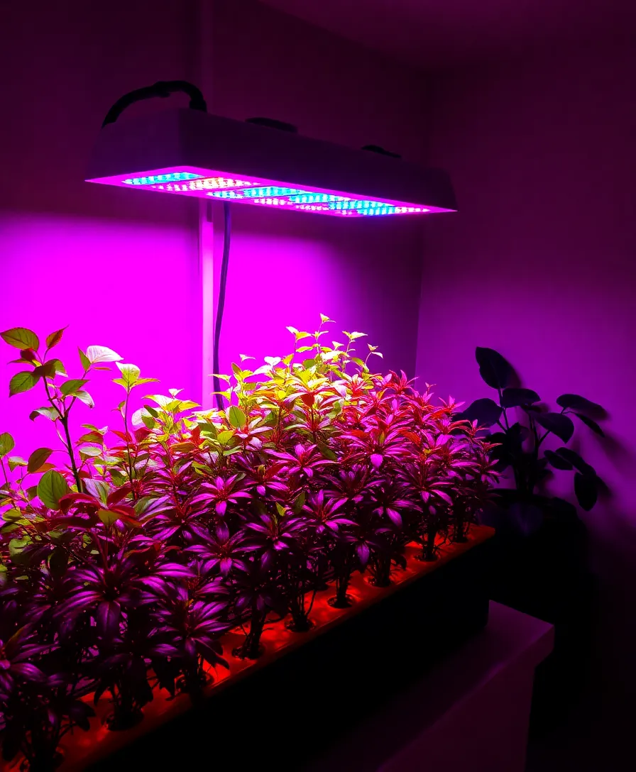 21 Indoor Hydroponic Gardening Ideas That Will Transform Your Space! 24 21 Indoor Hydroponic Gardening Ideas That Will Transform Your Space! - 21. Hydroponic System with Colorful LED Lights