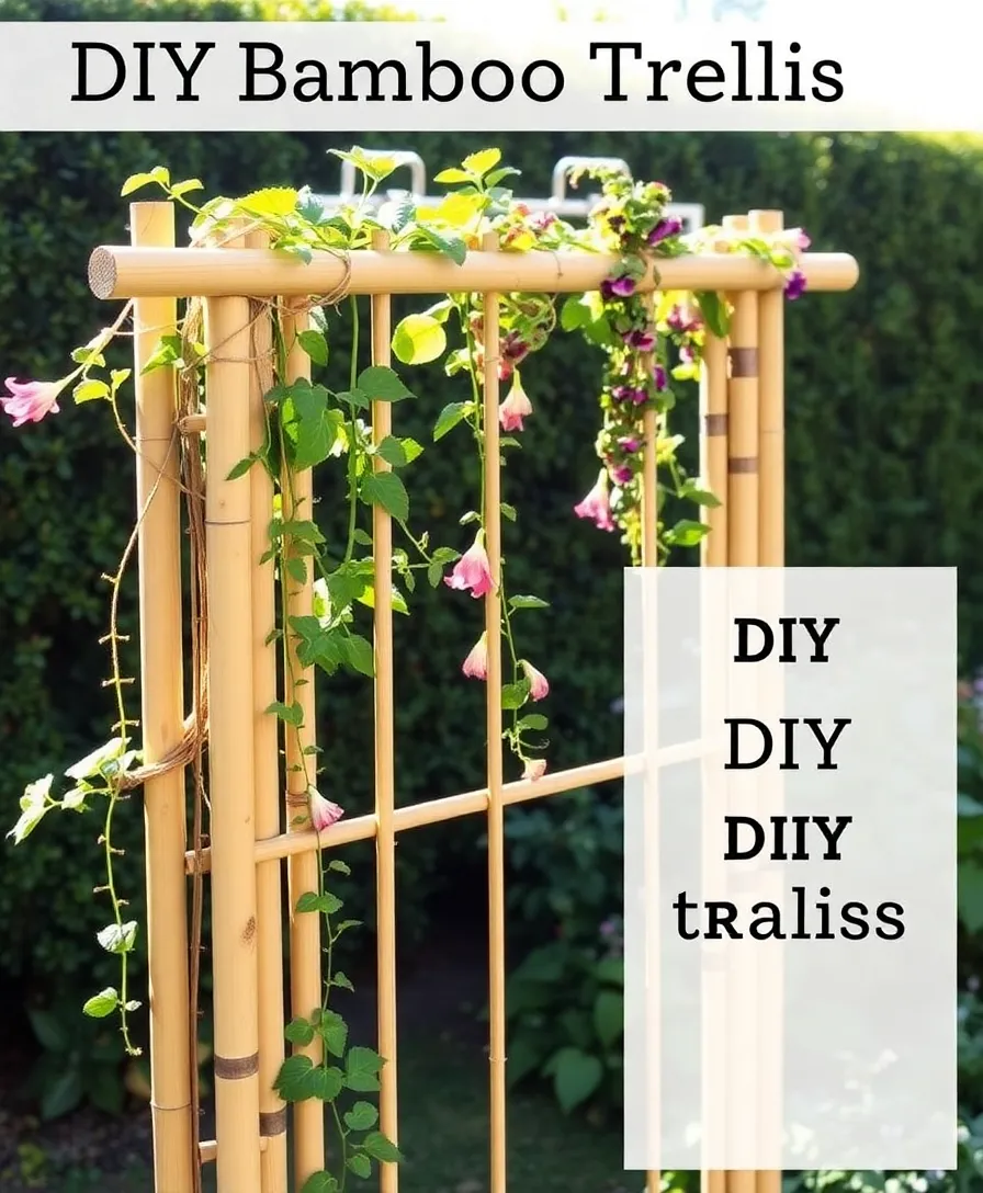 21 Budget-Friendly Small Garden Ideas That Will Transform Your Space! 21 21 Budget-Friendly Small Garden Ideas That Will Transform Your Space! - 18. DIY Garden Trellis