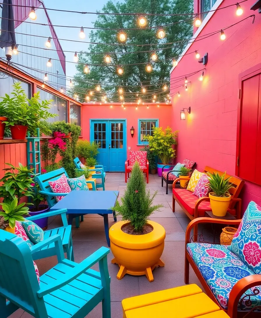 21 Vintage Maximalism Decor Ideas That'll Leave You Breathless 16 21 Vintage Maximalism Decor Ideas That'll Leave You Breathless (You Won't Believe #15!) - 13. Outdoor Maximalism