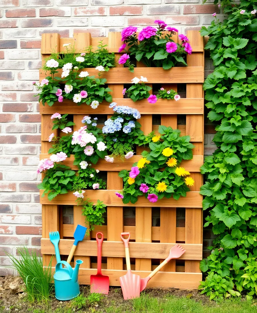 21 Budget-Friendly Small Garden Ideas That Will Transform Your Space! 5 21 Budget-Friendly Small Garden Ideas That Will Transform Your Space! - 2. Vertical Garden with Pallets