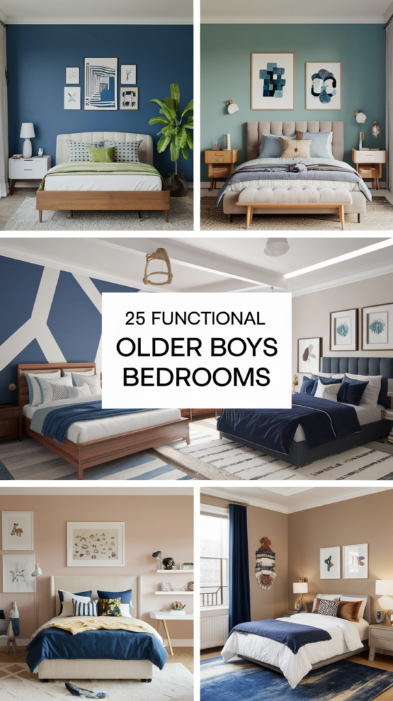 25 Functional Older Boys Bedrooms That Prove Style and Utility Can Coexist 3