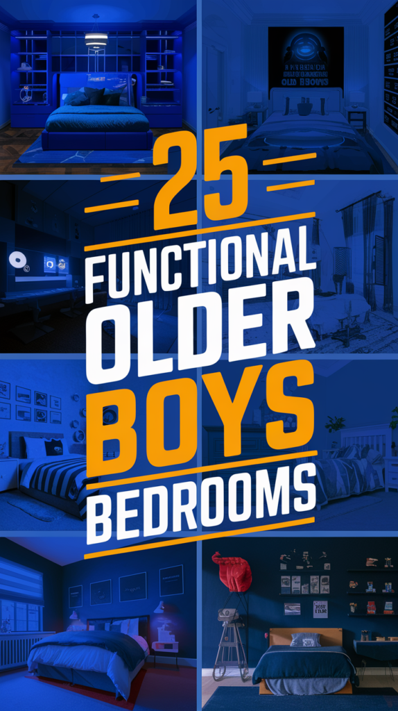 25 Functional Older Boys Bedrooms That Prove Style and Utility Can Coexist 2