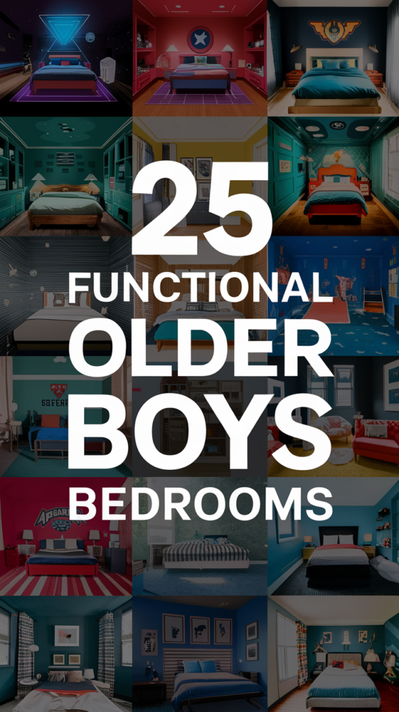 25 Functional Older Boys Bedrooms That Prove Style and Utility Can Coexist 1
