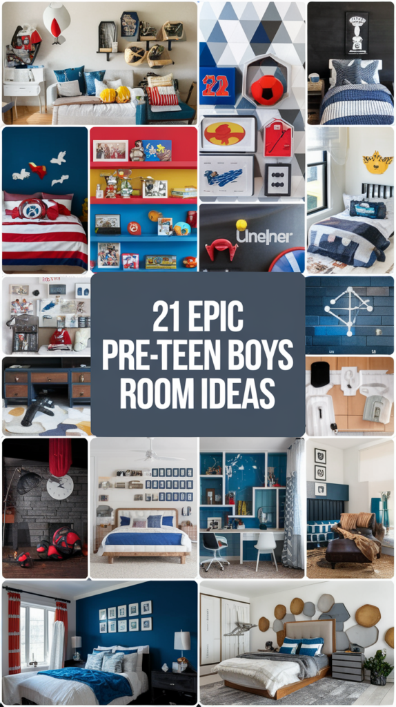 21 Epic Pre-Teen Boys Room Ideas That'll Make Him Want to Stay Home! 4