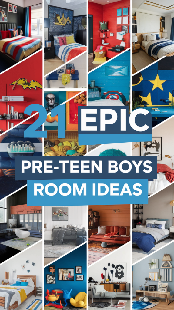 21 Epic Pre-Teen Boys Room Ideas That'll Make Him Want to Stay Home! 1