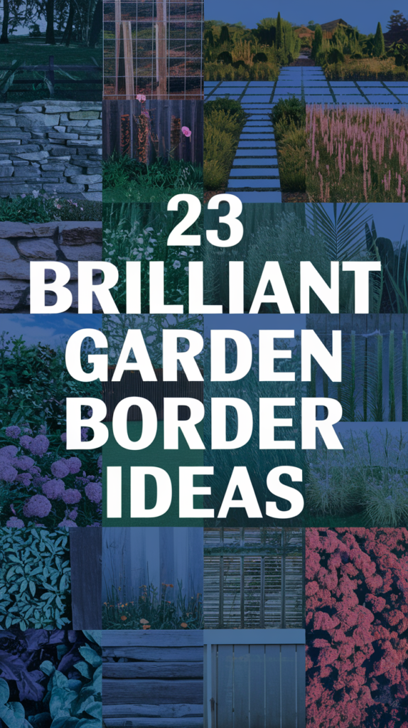 23 Brilliant Garden Border Ideas to Define Your Garden Spaces 2