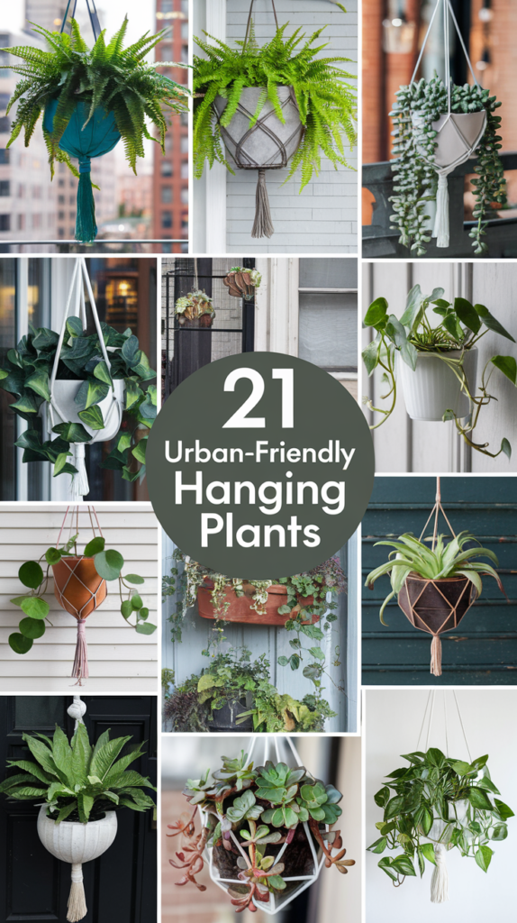 21 Urban-Friendly Hanging Plants to Beautify Your Front Porch 3