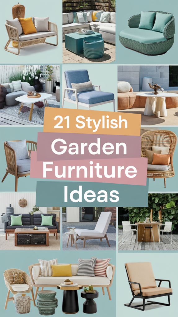 21 Stylish Garden Furniture Ideas That'll Make You Want to Live Outside 3