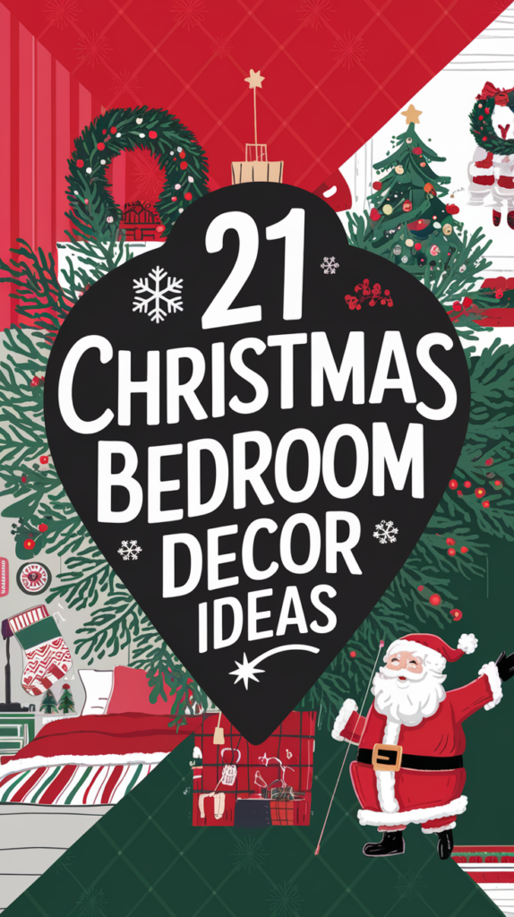 21 Christmas Bedroom Decor Ideas That’ll Transform Your Space into a Winter Wonderland! 3