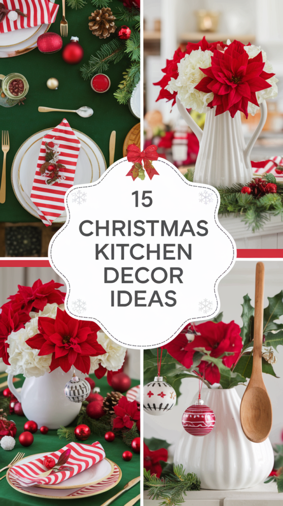 21 Christmas Kitchen Decor Ideas That'll Make You Feel the Holiday Spirit! 26