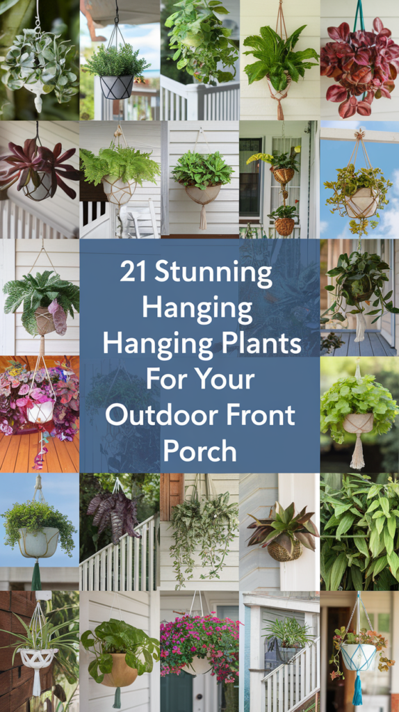 21 Stunning Hanging Plants for Your Outdoor Front Porch 25