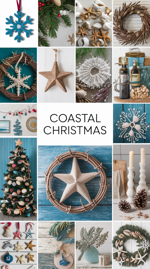 21 Coastal Christmas Decor Ideas That Will Make Your Home Feel Like a Beachy Wonderland! 2