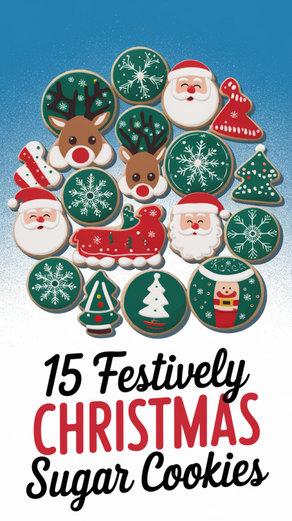 21 Festively Decorated Christmas Sugar Cookies That Will Dazzle Your Guests! 2
