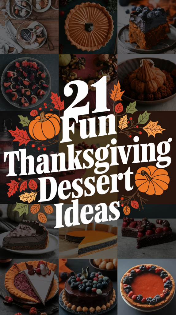 21 Fun Thanksgiving Dessert Ideas That'll Impress Your Guests 3