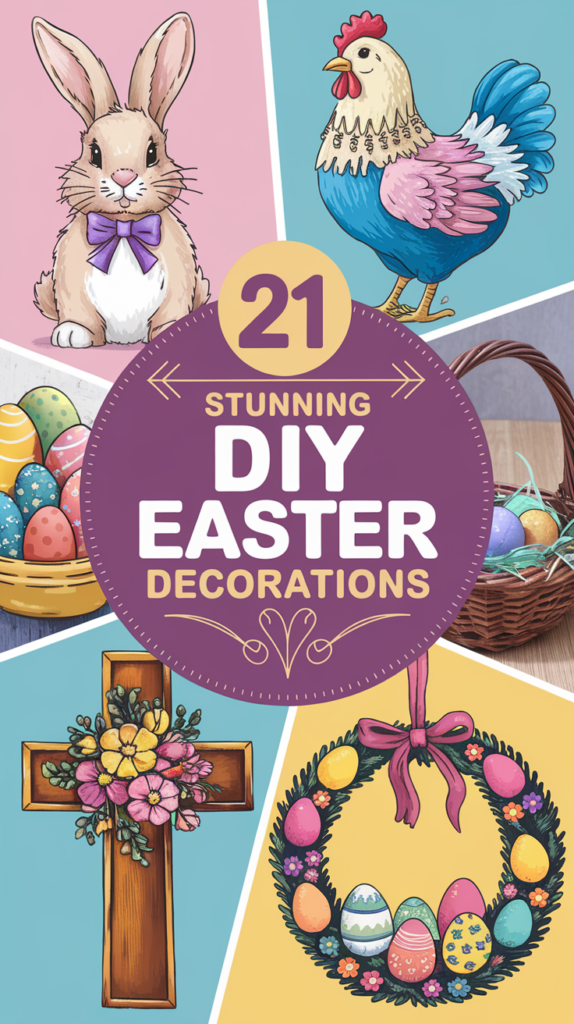 21 Stunning DIY Easter Decorations That'll Make Your Home Bloom with Spring Spirit! 2