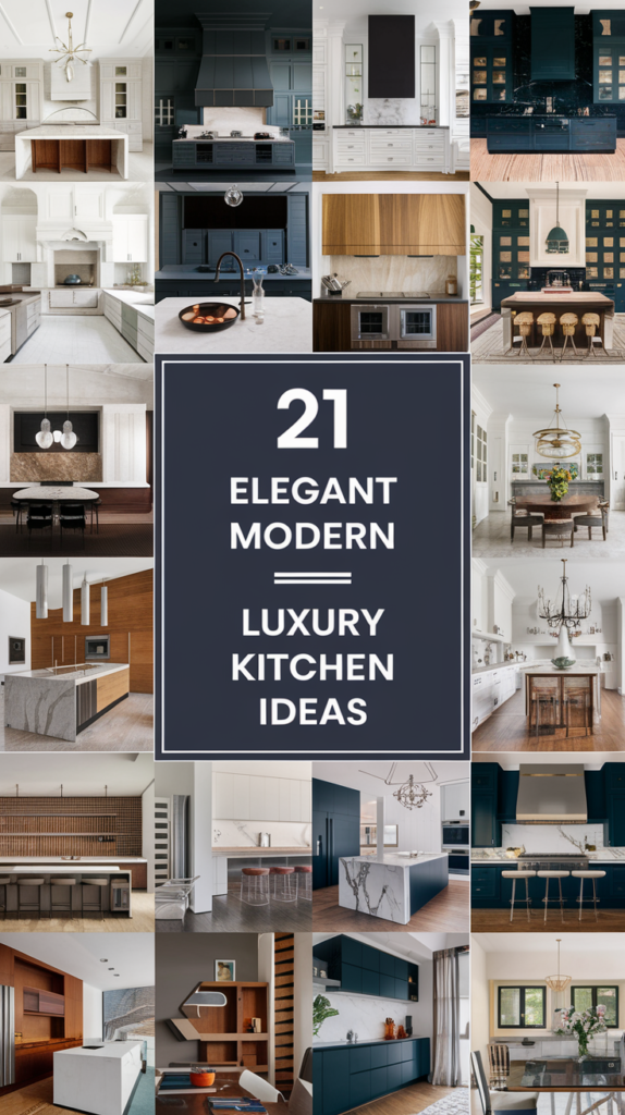 21 Elegant Modern Luxury Kitchen Ideas That Will Make You Wish You Had a Chef! 2