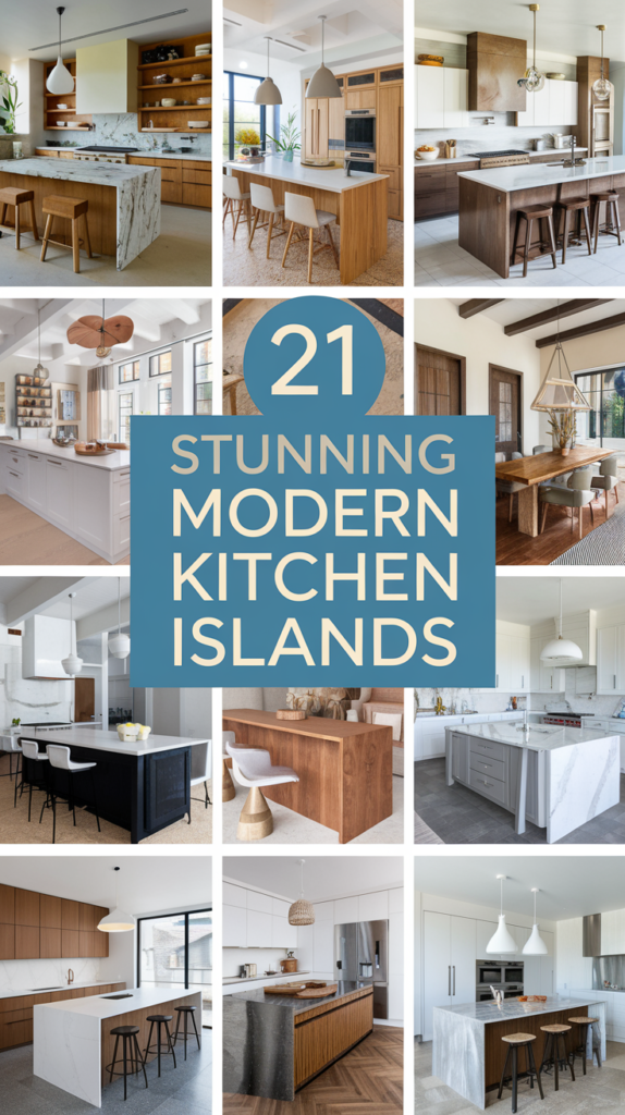21 Stunning Modern Kitchen Islands That Will Transform Your Cooking Space 27