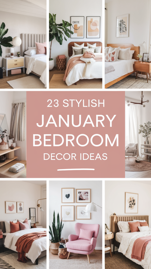 23 Stylish January Bedroom Decor Ideas That Will Make You Want to Stay in Bed Forever! 26