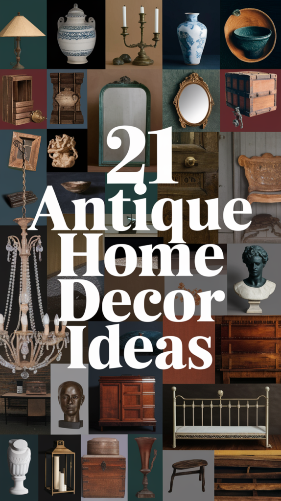 21 Antique Home Decor Ideas That'll Give Your Living Room Timeless Charm 2