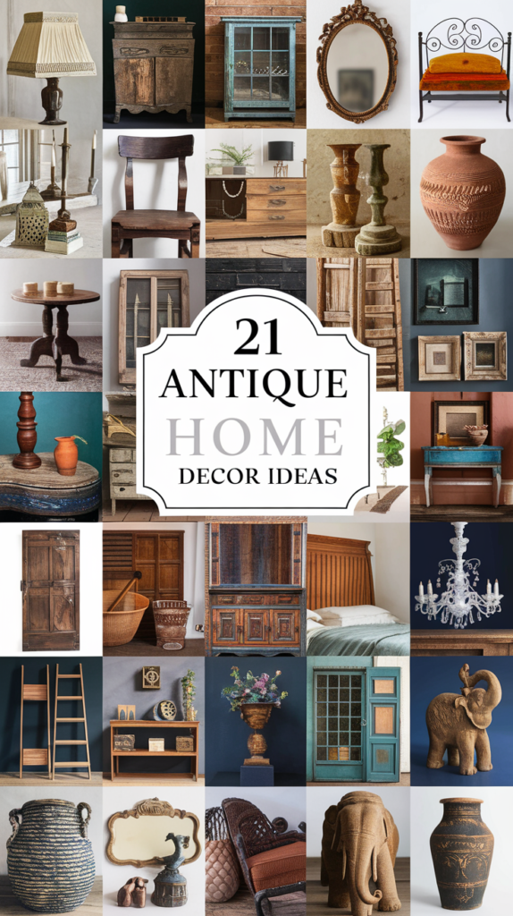 21 Antique Home Decor Ideas That'll Give Your Living Room Timeless Charm 1