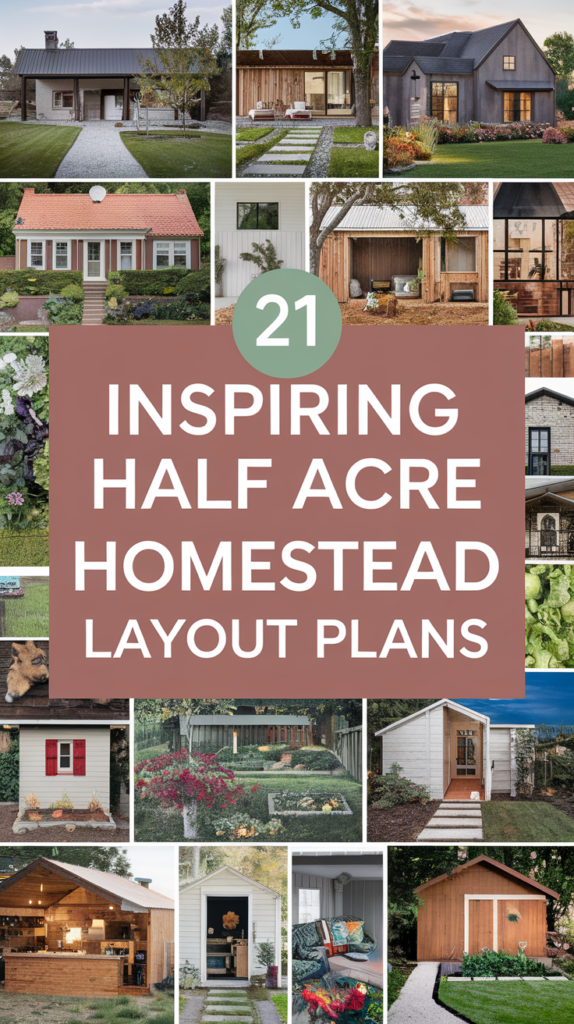 21 Inspiring Half Acre Homestead Layout Plans You’ll Want to Copy Immediately! 25