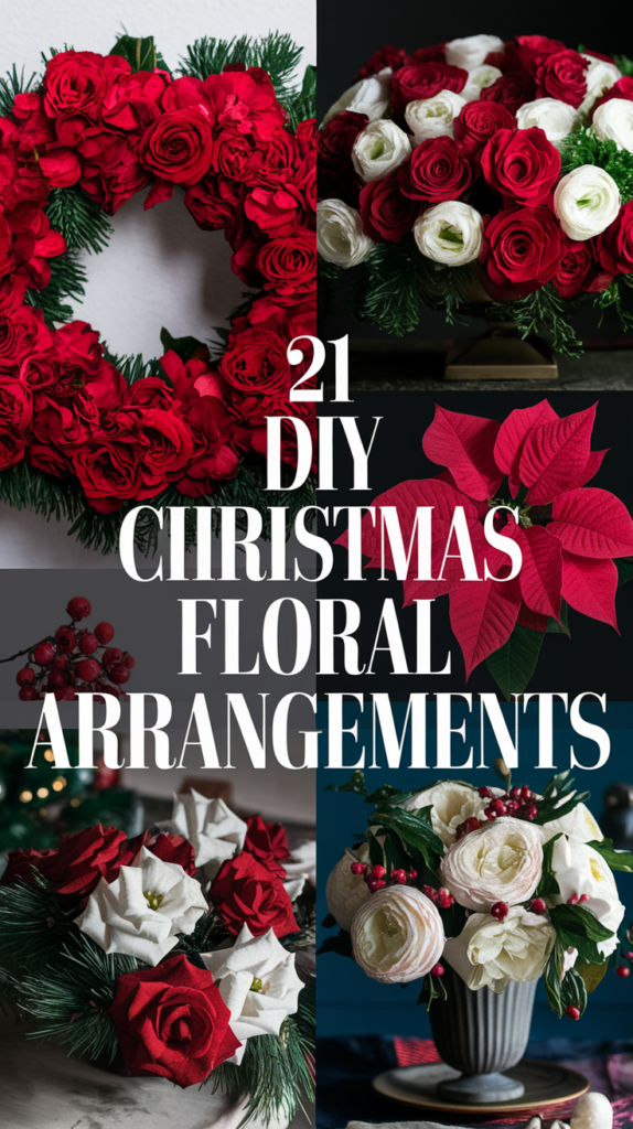 21 DIY Christmas Floral Arrangements That Are Simple Yet Stunning 1