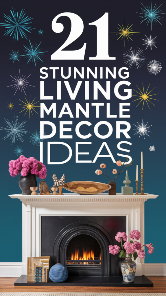 21 Stunning Living Room Mantle Decor Ideas That Will Transform Your Space Instantly! 29