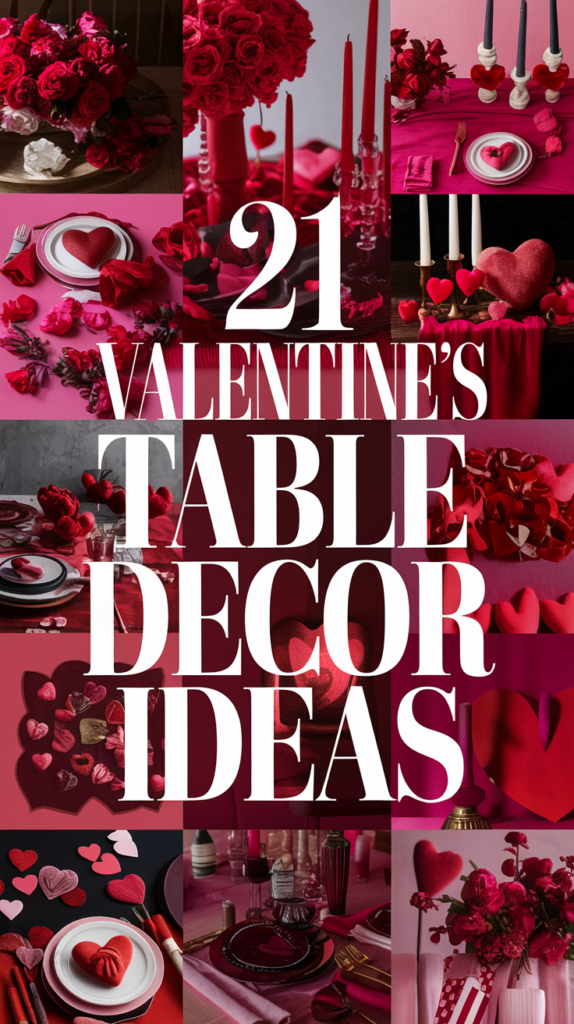 21 Valentine's Table Decor Ideas That Will Set the Mood for Love 2