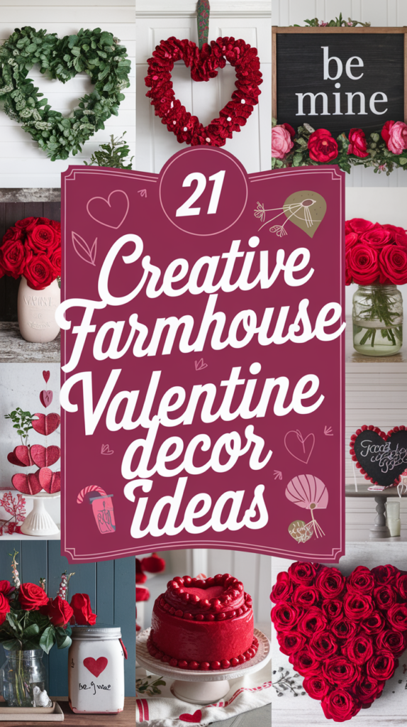 21 Creative Farmhouse Valentine Decor Ideas That Will Transform Your Home! 2