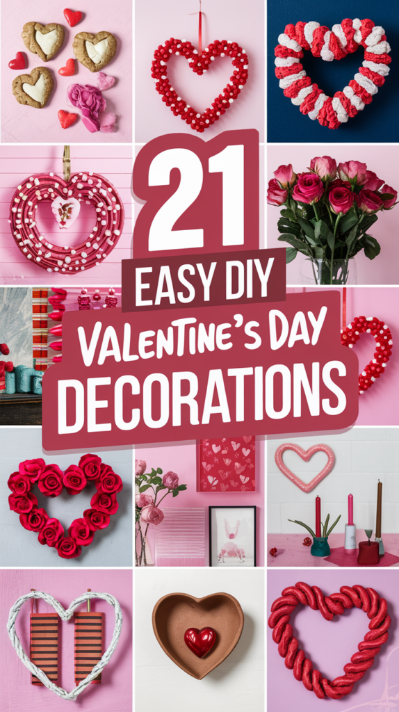 21 Easy DIY Valentine's Day Decorations That Will Fill Your Home with Love! 2