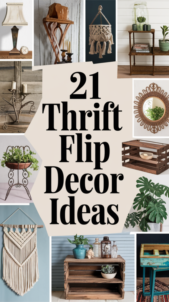 21 Thrift Flip Decor Ideas That Will Transform Your Home on a Budget! 2